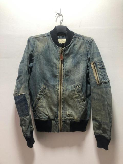 Other Designers Denim And Supply Ralph Lauren - DENIM & SUPPLY Ralph Lauren Bomber Jacket Jeans Distressed