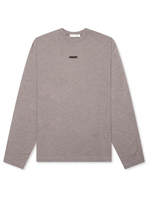ESSENTIALS CLASSIC L/S T-SHIRT - HOMESTEAD HEATHER