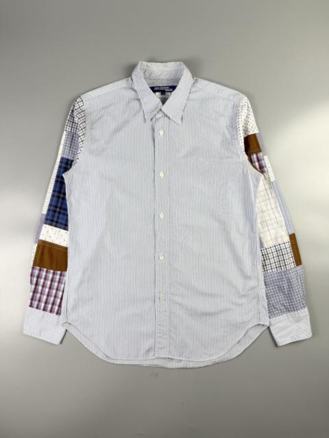 Junya Watanabe MAN Junya Watanabe - AD2017 - Patchwork Striped Shirt