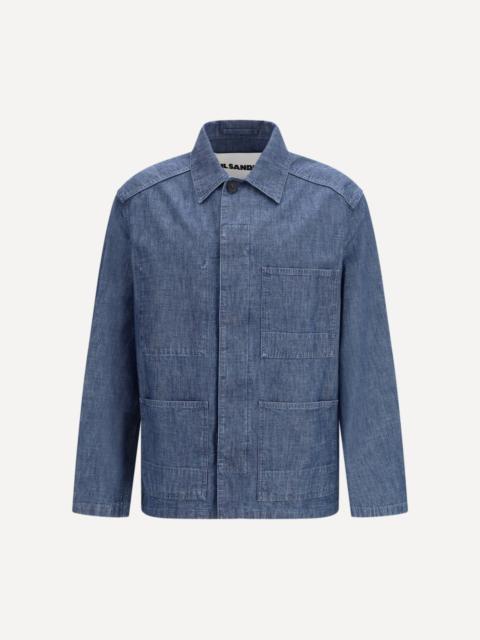 Jil Sander Patch-pocket chambray Overshirt