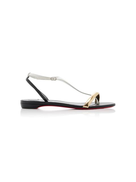 Christian Louboutin Athinita Hardware-Detailed Leather Sandals black/white