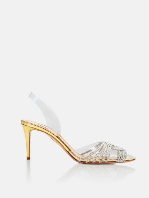 AQUAZZURA Gatsby Plexi Sling 75