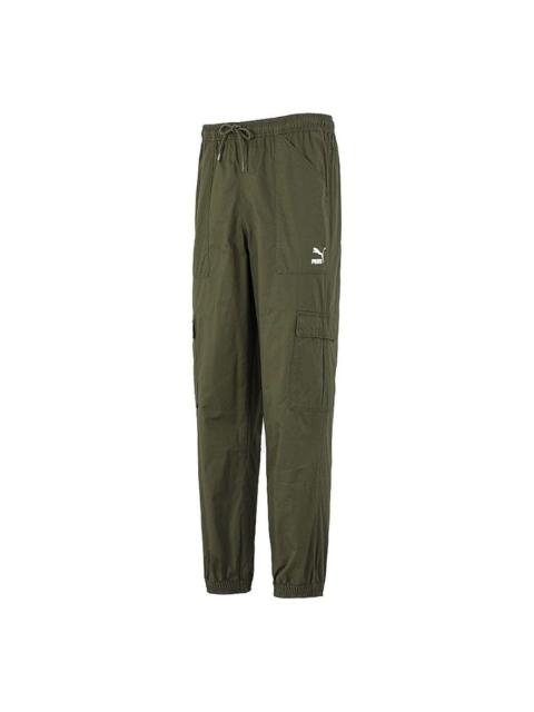 PUMA PUMA Classics Cuff Trousers 'Olivegreen' 533101-44