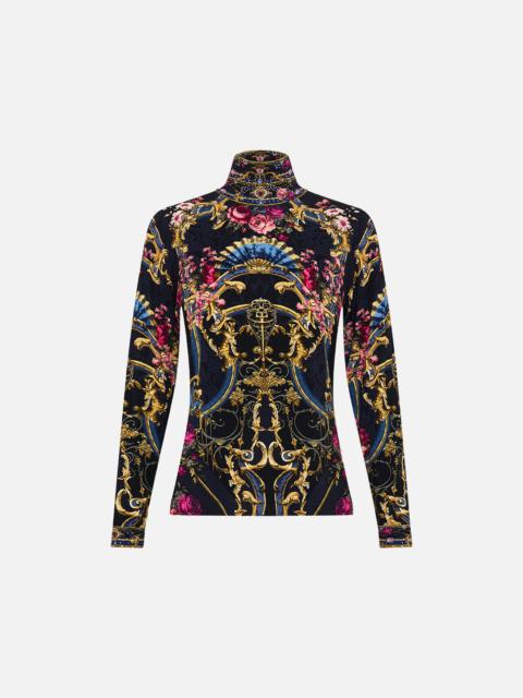 CAMILLA JERSEY TURTLENECK
