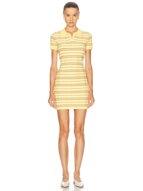 Plaid Polo Dress