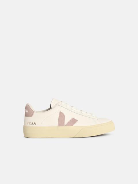 VEJA 'CAMPO' WHITE LEATHER SNEAKERS