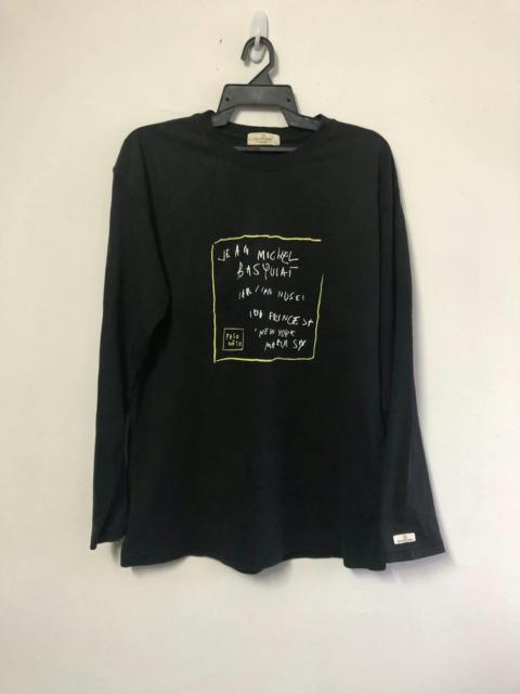 Other Designers Uniqlo - Vtg JEAN MICHEL BASQUIAT T Shirt Longsleeve Peso Neto