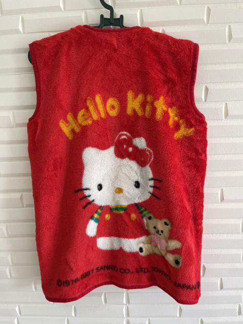 Other Designers Cartoon Network - 1990 HELLO KITTY Fleece Vest Street Fashion