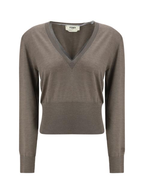 FENDI Fendi Women Cashmere And Silk Long-Sleeve Sweater