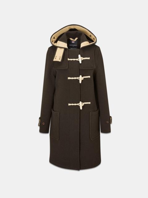 GLOVERALL Women's Original Monty Duffle Coat Brown