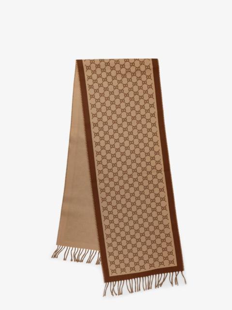 GUCCI Gucci Women Wool Scarf With Gg Motif