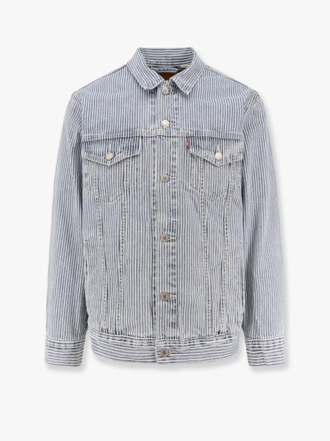 Levi'S Relaxed Striped Cotton Jacket