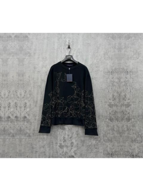Louis Vuitton Louis Vuitton Sweatshirt with Musical Note Embroidery Logo