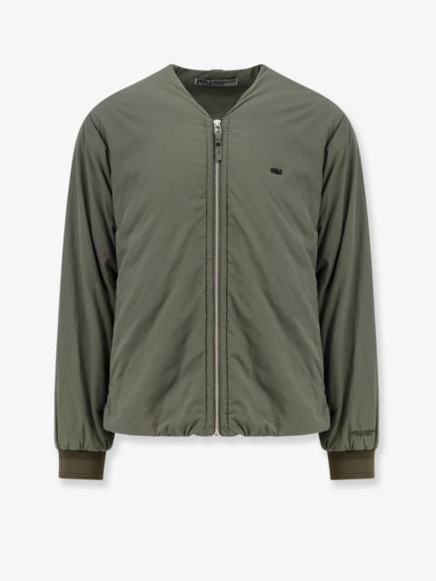 Other Designers Massimo Osti Nylon Jacket With Metal Logo Patch On The Front