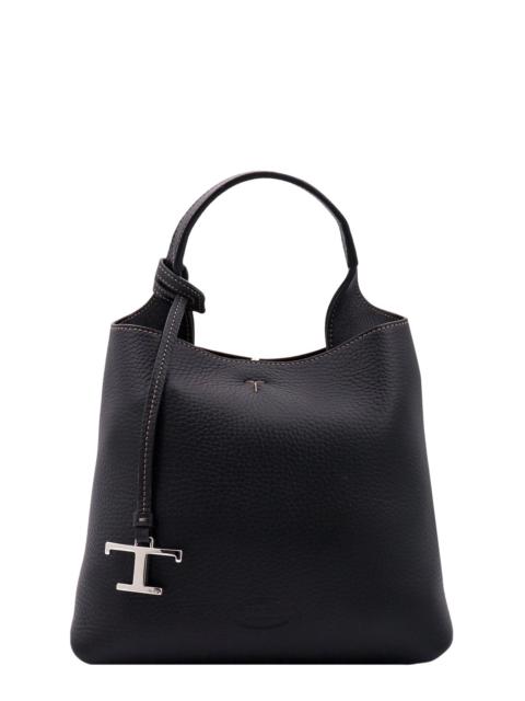 Tod's Leather handbag with removable T-Timeless hang-tag
