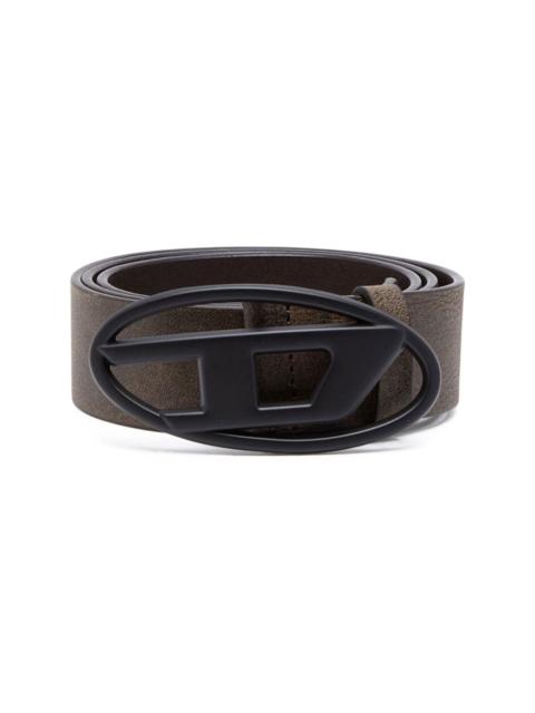 Diesel B-1DR Oval D leather belt