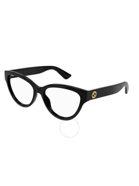 Gucci Demo Cat Eye Ladies Eyeglasses GG1581O 001 55