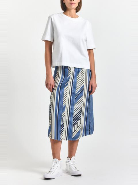 DEREK LAM 10 CROSBY RAVENNA BUTTON FRONT SKIRT