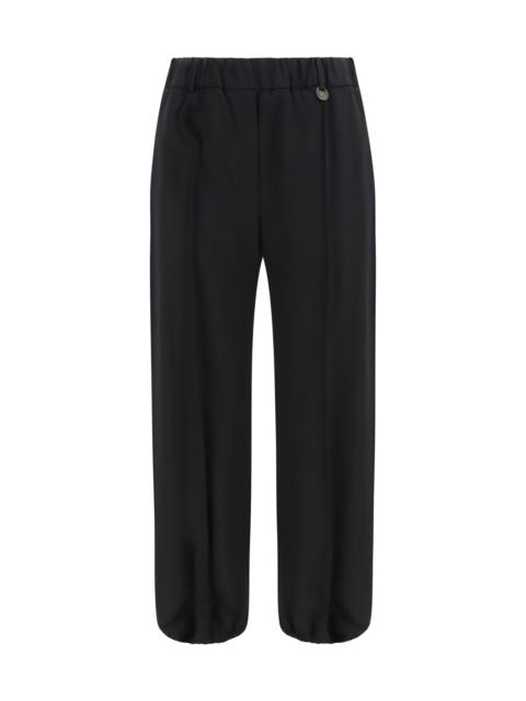 Burberry Burberry Wool Jogging Pants Black Women
