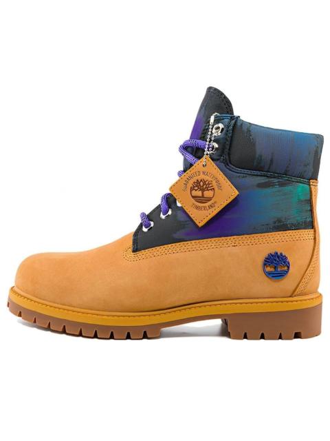 Timberland Timberland Heritage 6 Inch Waterproof Boot 'Wheat Nubuck with Print' A2M5V