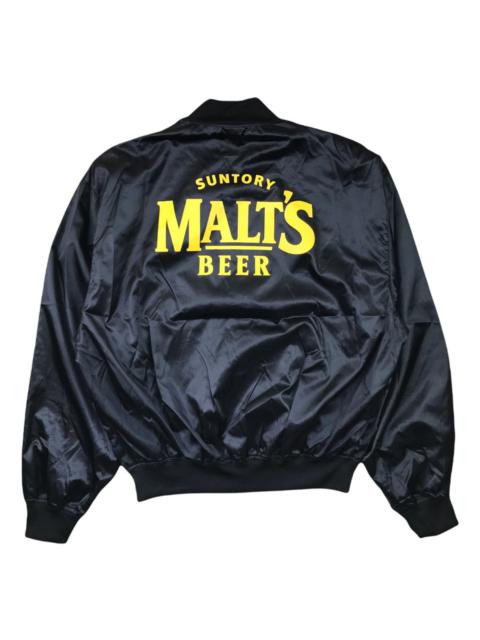Other Designers Vintage Suntory Malt’s Beer Light Jacket Varsity