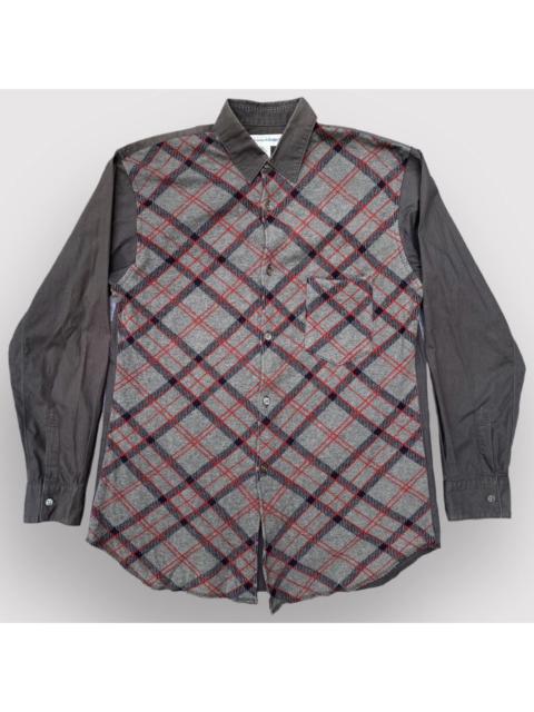 Comme Des Garçons Comme Des Garcons Front Plaid Shirt