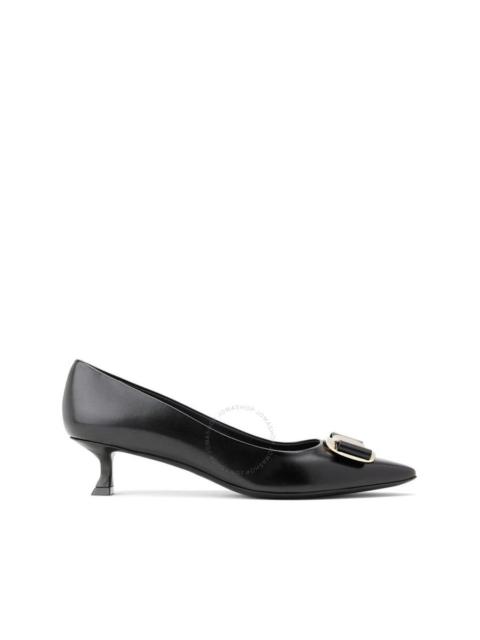 FERRAGAMO Ferragamo New Vara Plate Classic Low Heel Pump