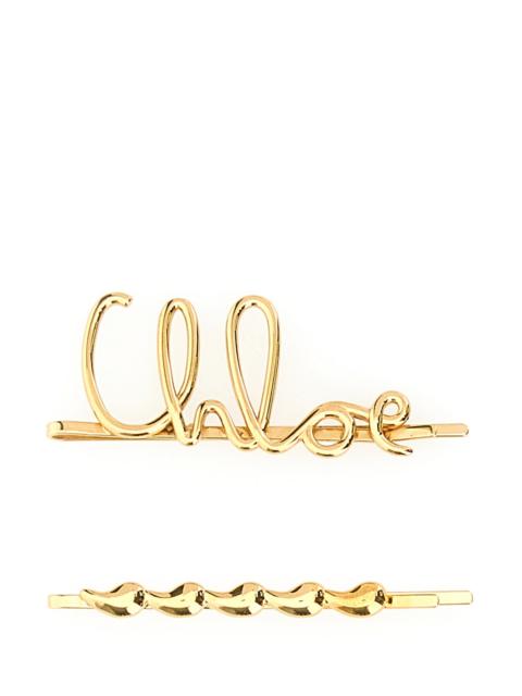 Chloé Gold metal Chloé Iconic hair clips
