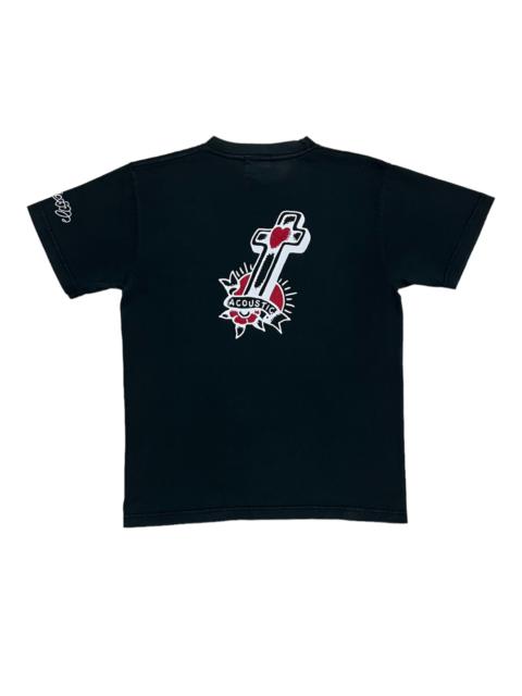 Other Designers Japanese Brand - Japan Designer Streetwear Acoustic Cross Skull Black Tee