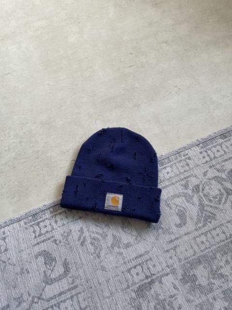 Other Designers Vintage - Distressed Carhartt WIP Watch Hat Beanie Ripped Balenciaga