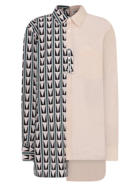 Lanvin ART DECO TRIANGLE ASYMMETRIC SHIRT | DARK SARCELLE