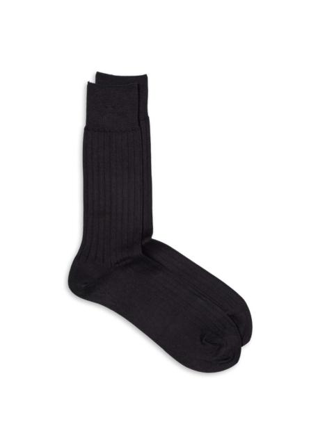 ANONYMOUSISM Anonymous Ism Supima Dress Socks Black