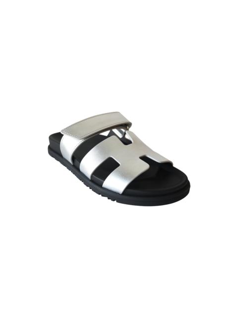 Hermès Hermes Chypre Sandal Gris Argente