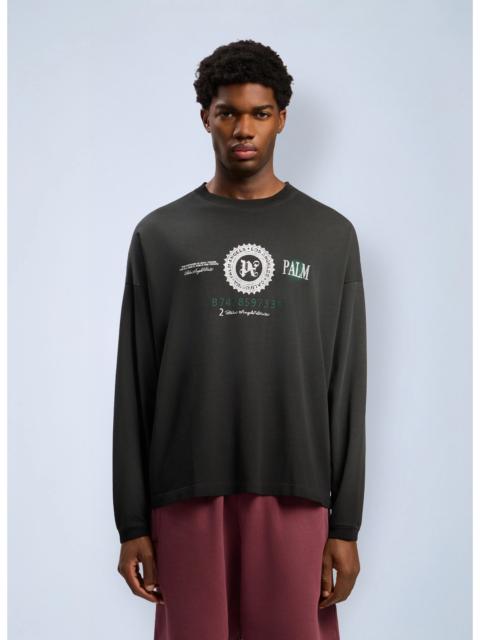 Palm Angels Palm Angels Men Dollar Graphic Long Sleeve T-Shirt