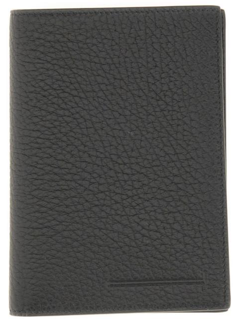 TOM FORD Tom Ford Men Leather "T" Card Holder