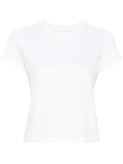 alexanderwang.t Essential Jersey Shrunk Tee With Puff Logo