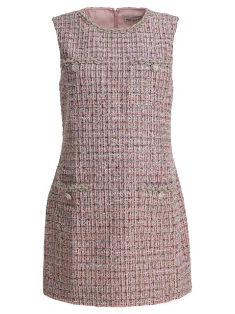 self-portrait Self-portrait Short Boucle Dress