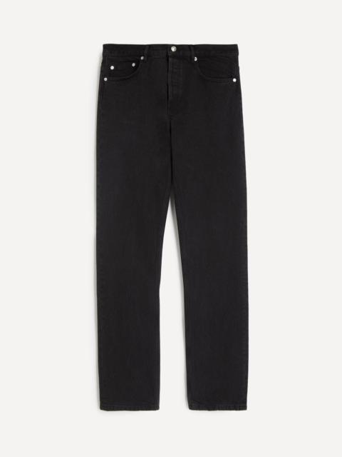 A.P.C. New Straight Jeans in Noir Delave