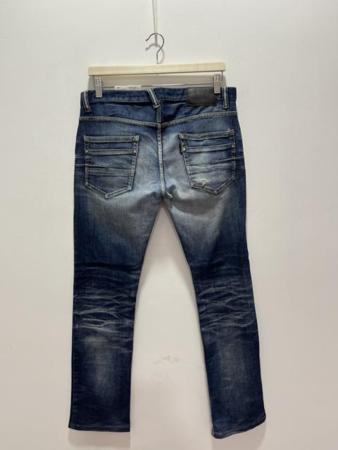 Other Designers Vintage - JAPANESE TERNADO MART STRECHABLE DISTRESSED DENIM JEANS