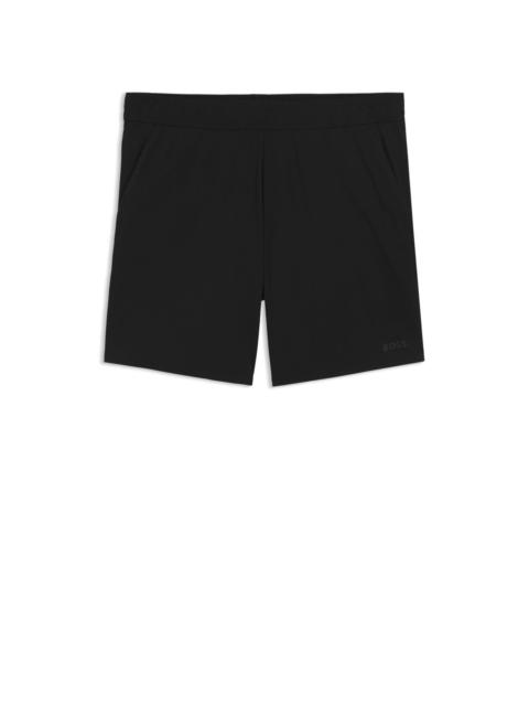 BOSS ACTIVE DOUBLE-LAYER SHORTS IN QUICK-DRY FABRIC
