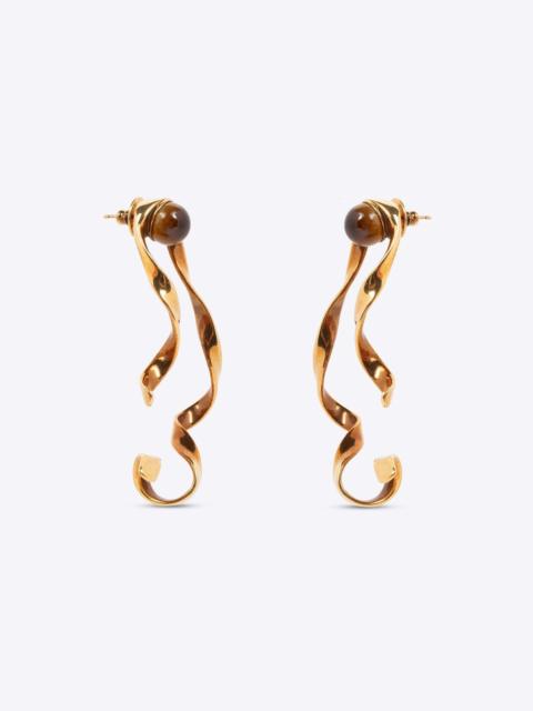 Dries Van Noten WAVE STUD EARRINGS