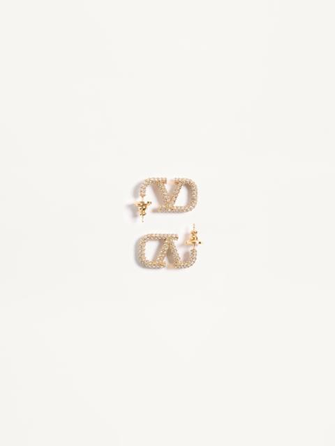 Valentino VLOGO SIGNATURE METAL EARRING