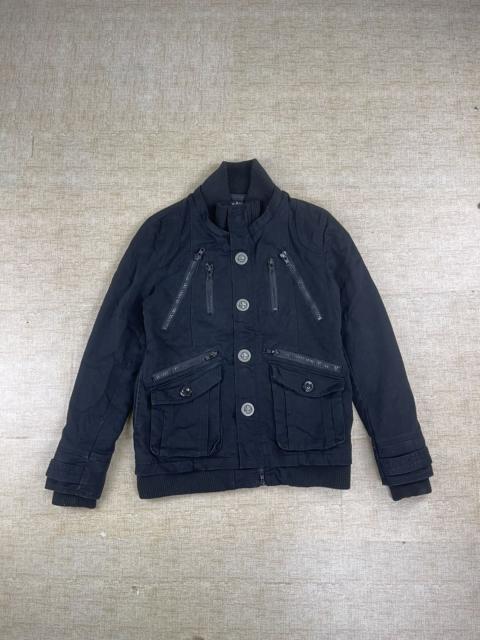 Other Designers In The Attic × Le Grande Bleu (L.G.B.) × Vintage - IN THE ATTIC LGB Style Multipocket Japan Punk Bondage Jacket