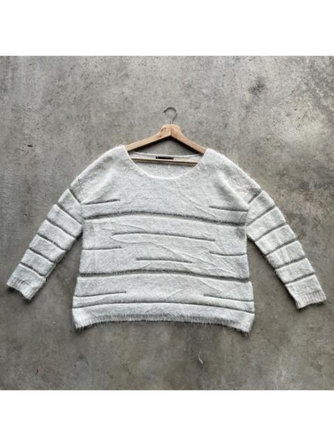 Other Designers Aran Isles Knitwear - JAPAN💥 22 Octobre White Mohair Shag Shaggy Knitwear