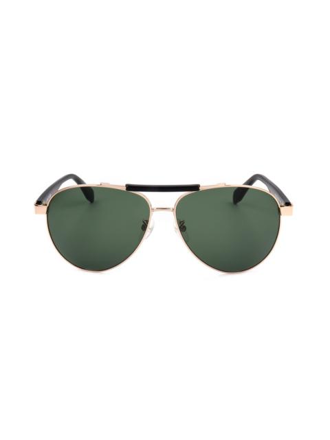 adidas Adidas Men's Rose Gold Tone Pilot Sunglasses OR0063