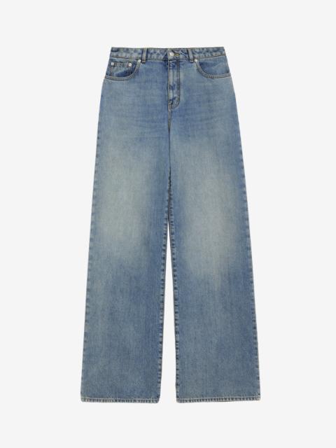 Alexander McQueen Wide Leg Jeans