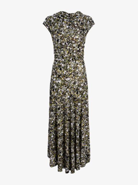 Proenza Schouler Tamara Dress in Printed Matte Jersey