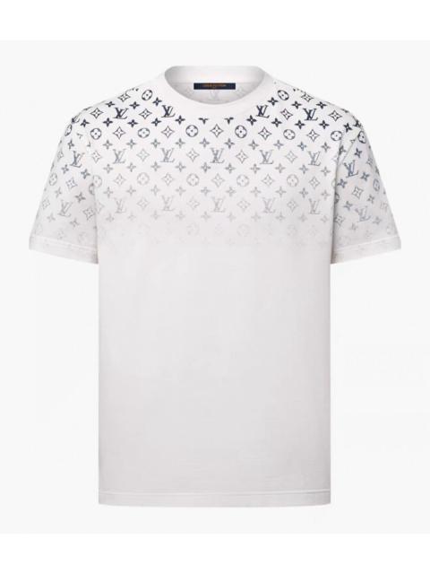 Louis Vuitton Louis Vuitton's popular white gradient short-sleeved shirt.