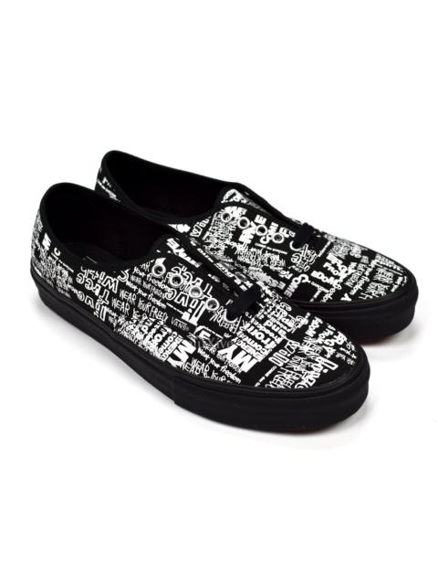 Vans Authentic LX CDG Message Graffiti Black DS