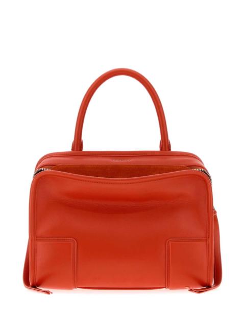 Loewe Loewe Women Coral Leather Small Amazona Handbag